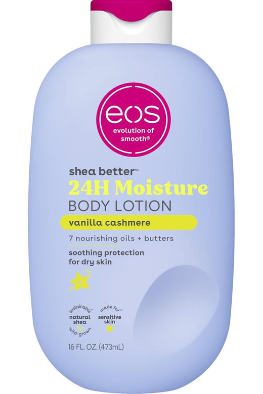Shea Better Body Lotion- Vanilla Cashmere, 24-Hour Moisture Skin Care, Lightweight & Non-Greasy, Made with Natural Shea, Vegan, 16 fl oz