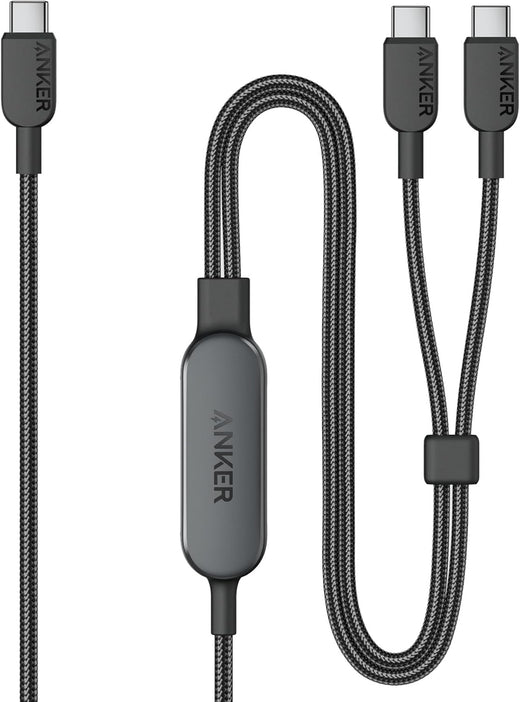 Anker USB C Cable, 4ft 2-in-1 USB C to USB C Cable 140W Max, Fast Charging for iPhone 17/16 Series,